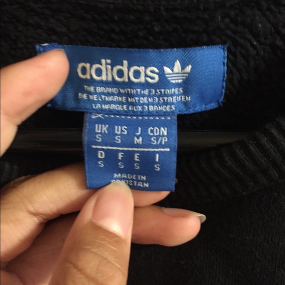 Black Adidas Crewneck - Picture 3 of 3